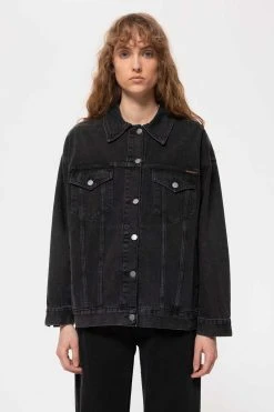 Veste Elin Black Trace- Nudie Jeans