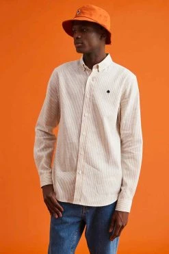 Chemise Ivoy Rayée Lin - Faguo